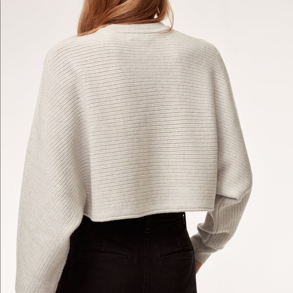 100% Merino wool cropped sweater - Picture 2 of 3